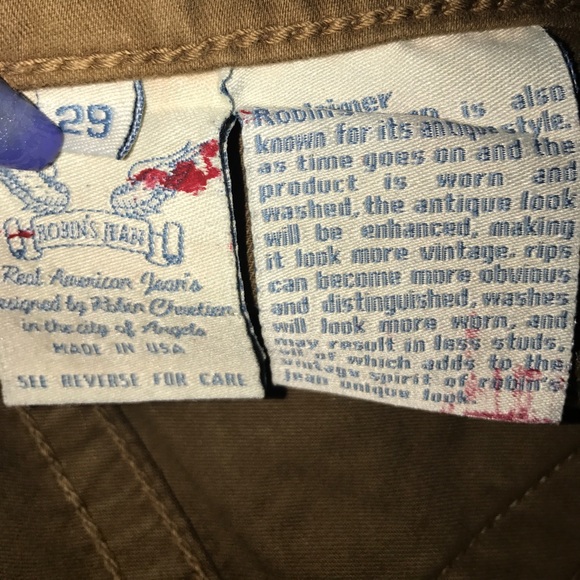 NWOT Authentic Robin Jeans - Picture 4 of 4