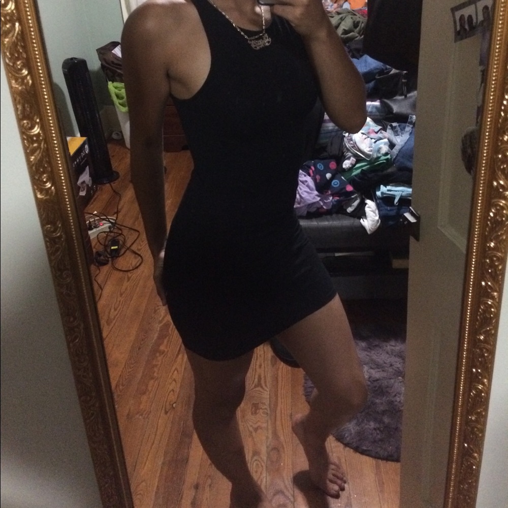 Short black dress
