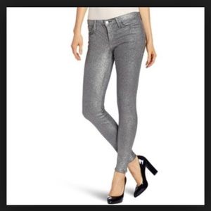 Joe's The Skinny Silver Sparkle Jeans Pants  sz 28
