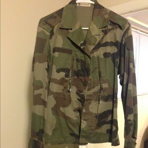 Camo bomber jacket