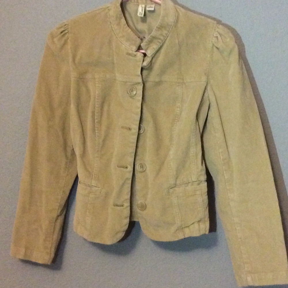 St. John's Bay tan corduroy short jacket
