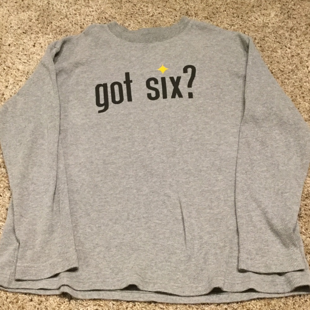 Pittsburgh Steelers sleep long sleeve pajama top