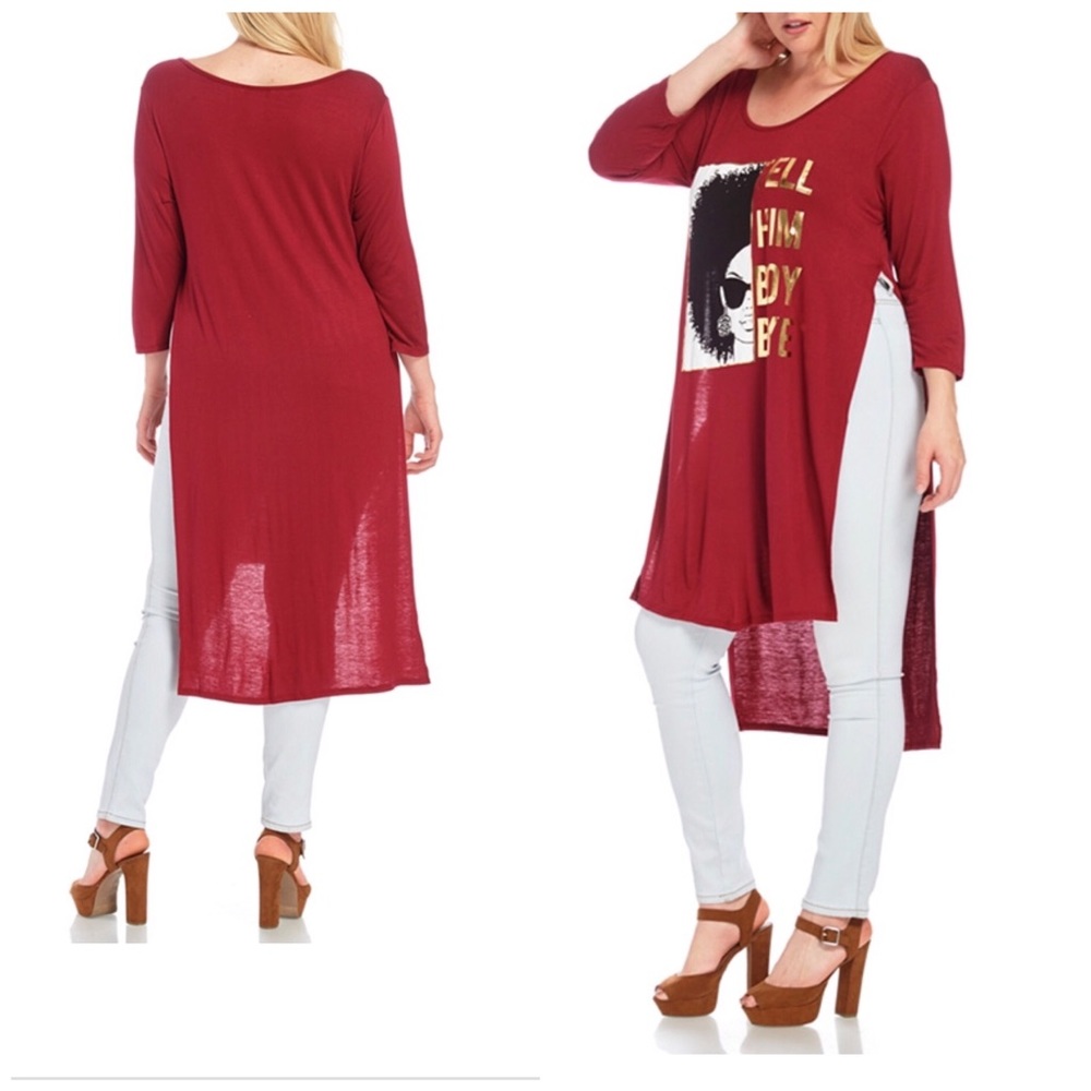 Maxi top, plus sizes, NEW