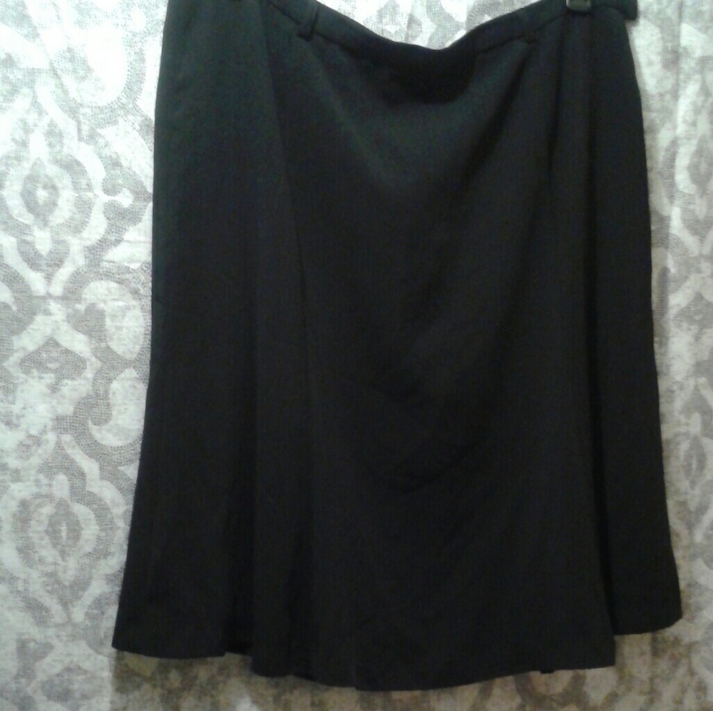 Black skater style skirt