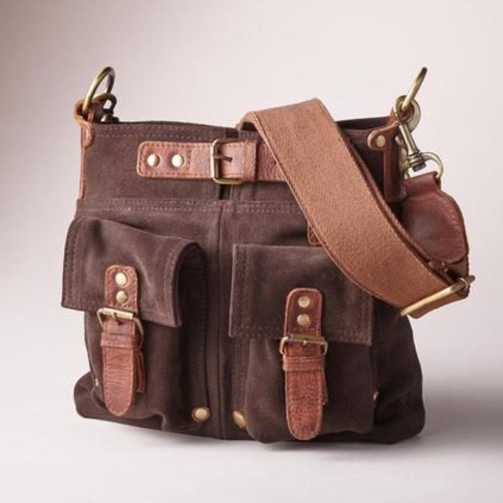 suede satchel purse