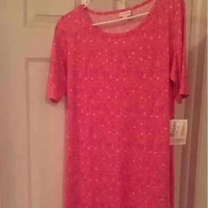 Pink LuLaRoe Julia - medium