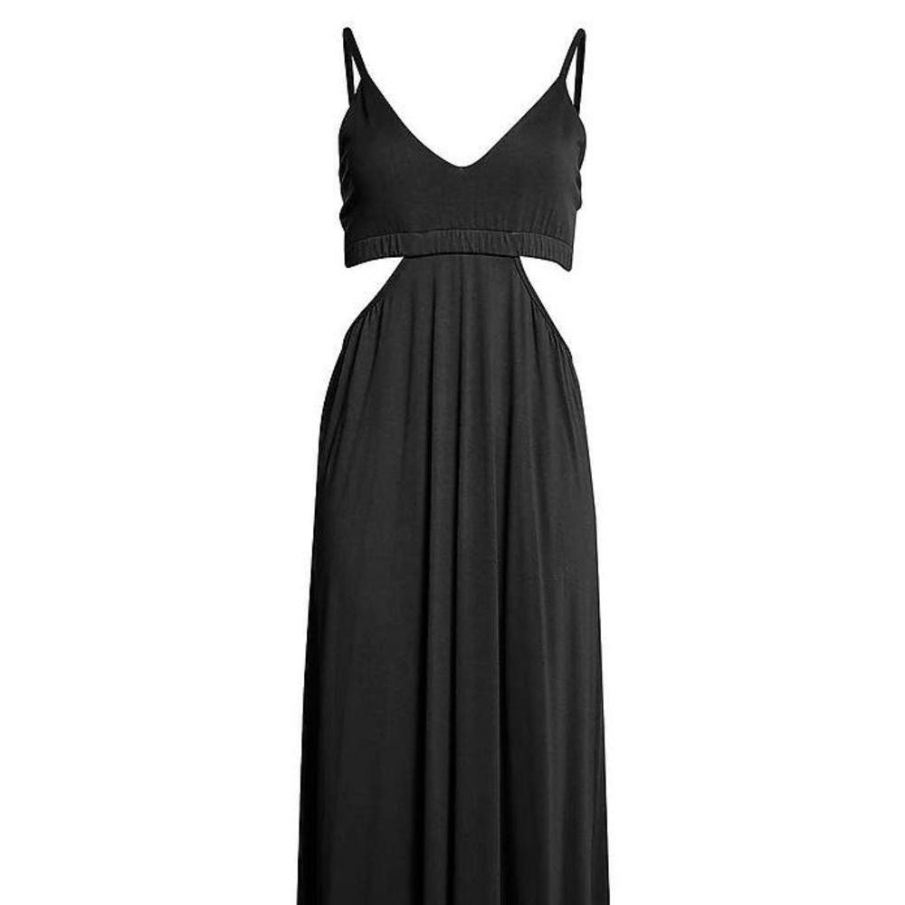 Black Cutout Maxi Dress