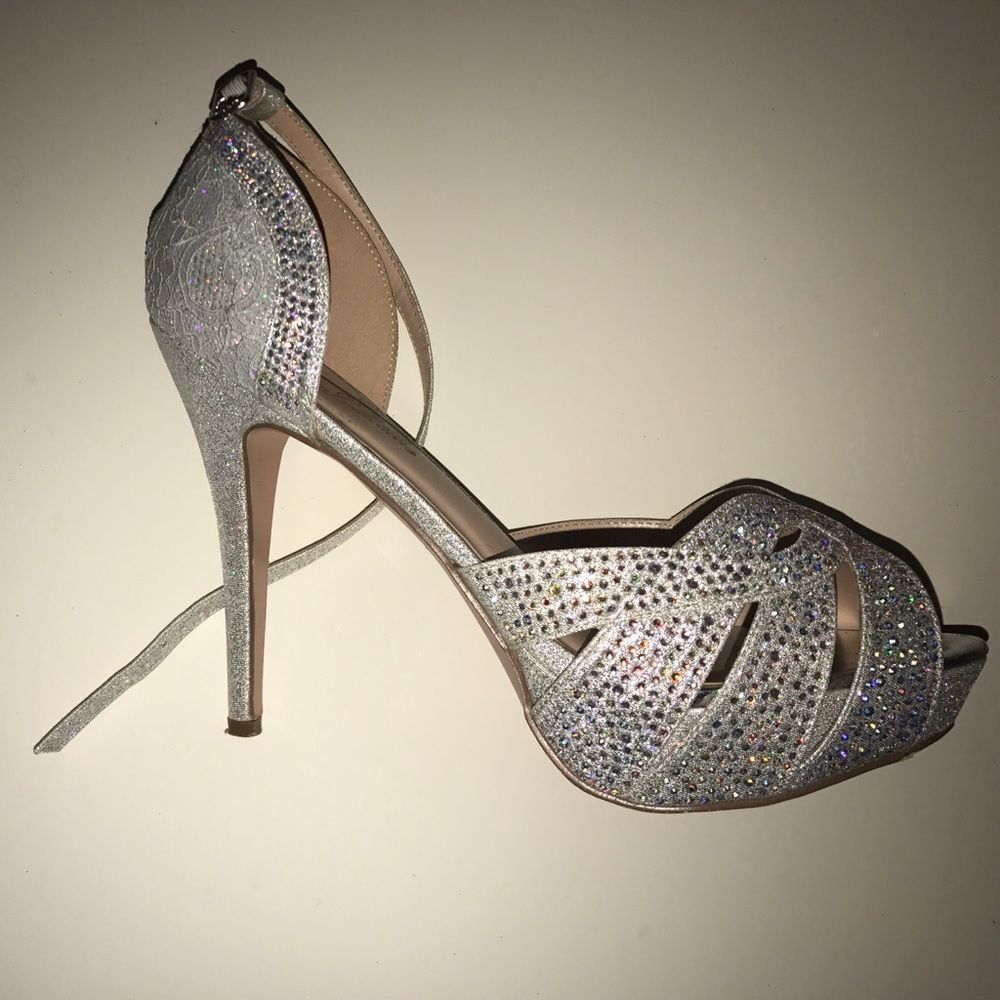 Silver Iridescent Heel.