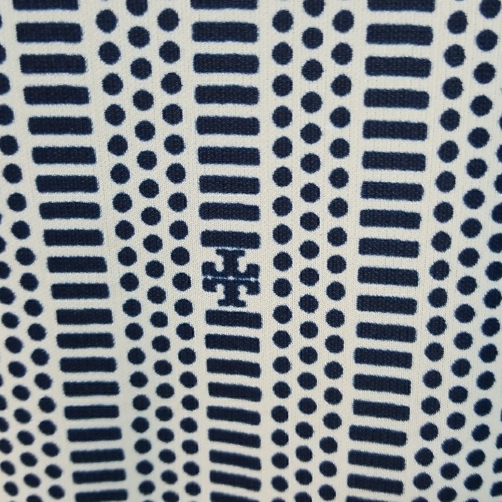Authentic Tory Burch  navy blue blouse - Picture 2 of 8