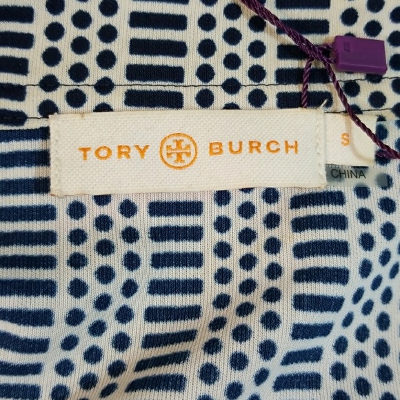 Authentic Tory Burch  navy blue blouse - Picture 7 of 8