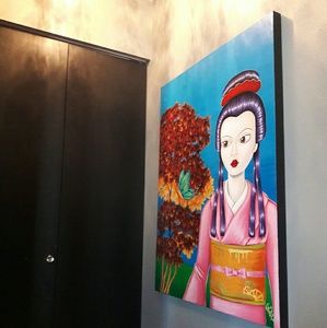 Butterfly Garden painting