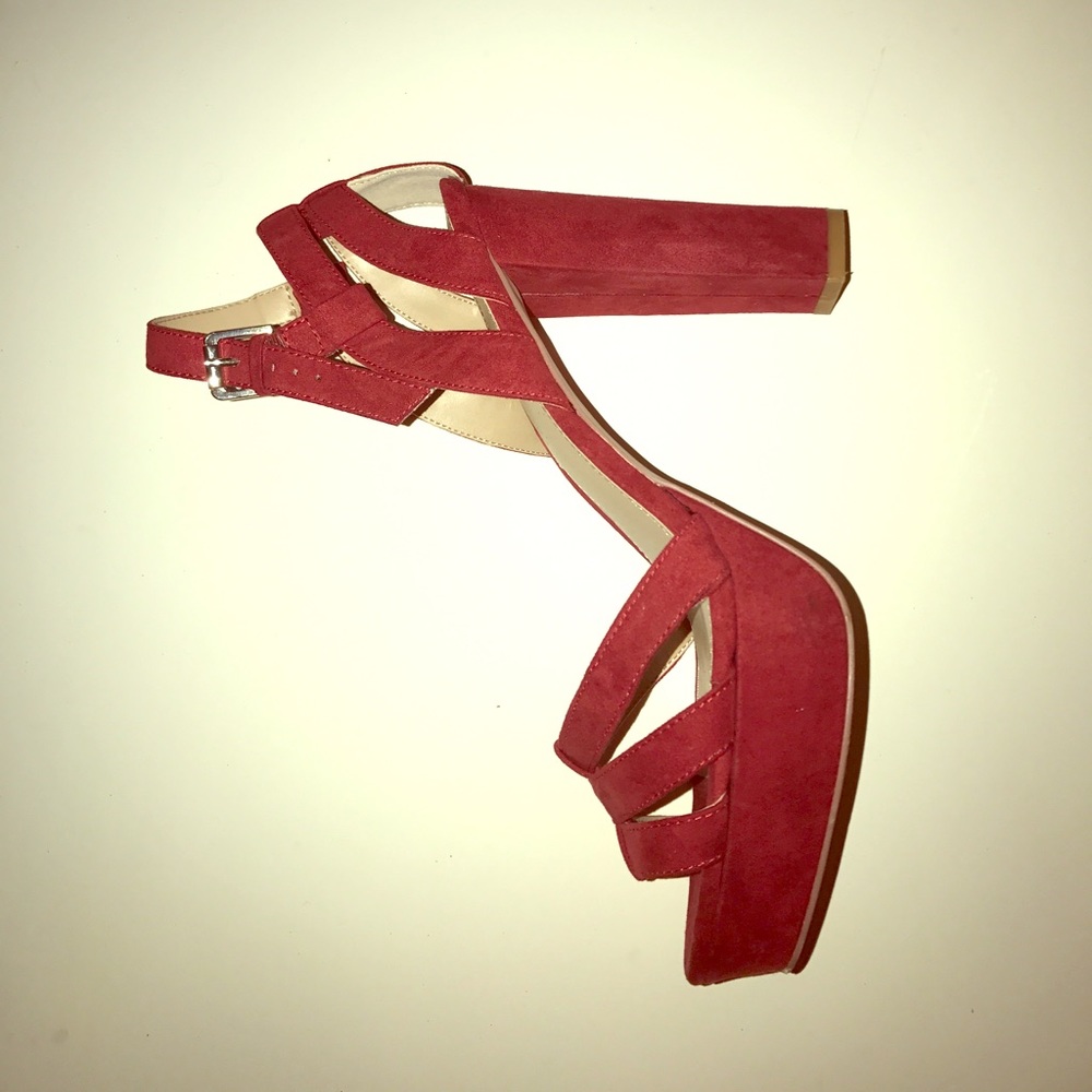 Red 4 inch heel.