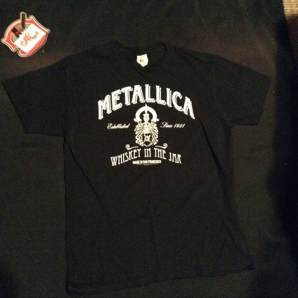 Metallica tshirt club San Francisco rare