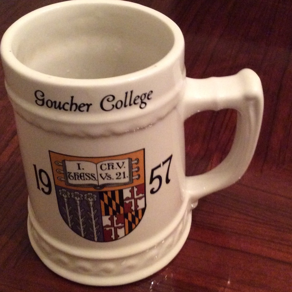 Vintage Goucher College year 1957- cup