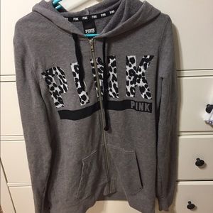 VS PINK Zip Up Hoodie Medium