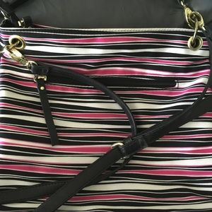 Nicole Miller Convertible Organizer Shoulder Bag