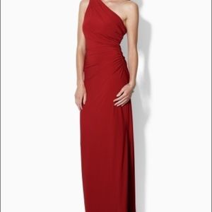 Ralph Lauren One Shoulder Gown
