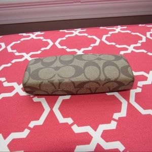 Coach eye glasses case