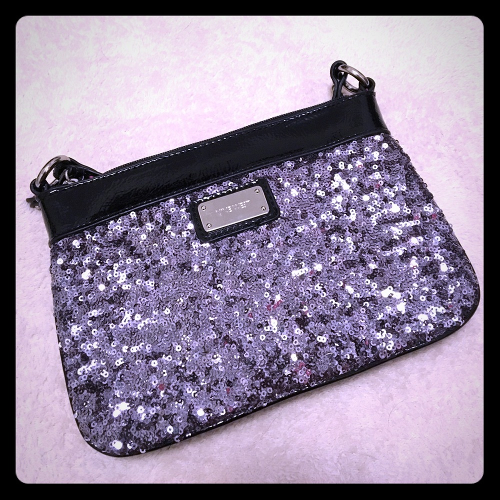 Nine West Sequin Satchel Purse