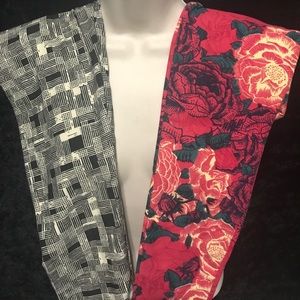 Set of 2 LuLaRoe OS leggings