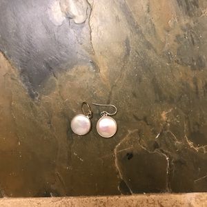 Pearl dangle earrings