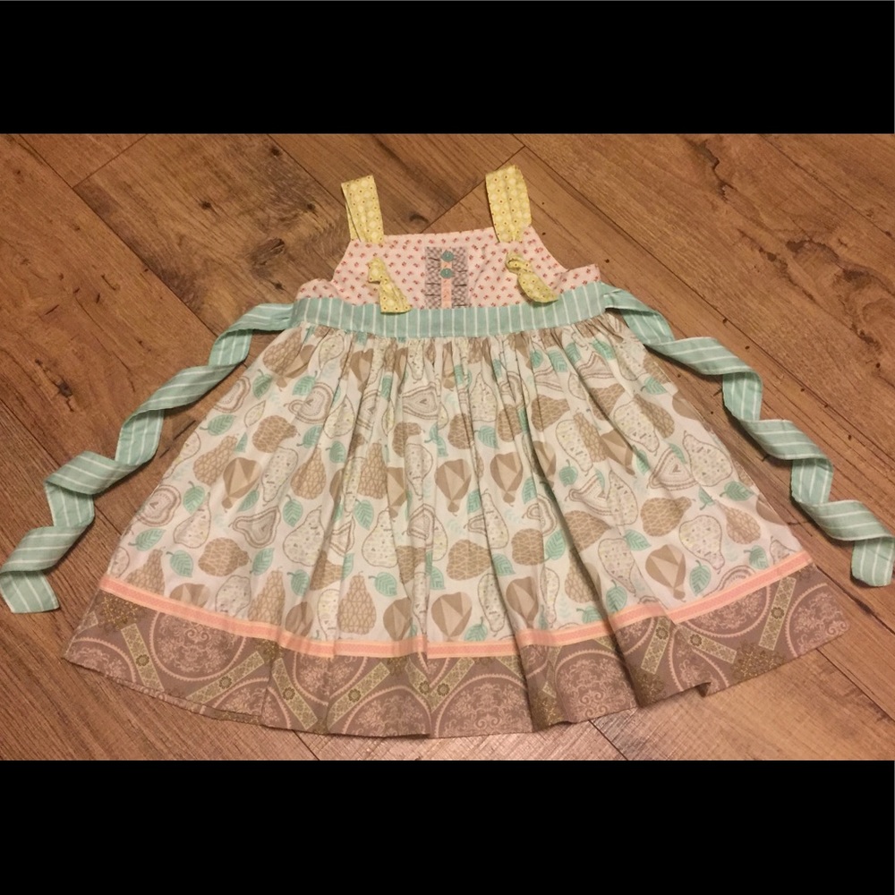Matilda Jane Platinum Knot Dress Size 4 NEW
