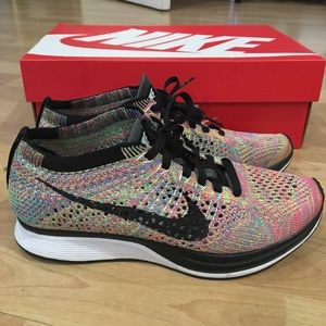 Nike Multicolor Flyknit Size Women's 5 (Men's 4.5)