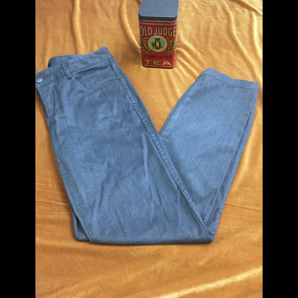 Gap Grey Twill Ankle Straight Leg Pants Size 00