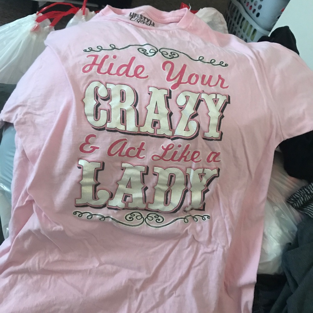 2 women's Miranda lambert song lyric shirts Sz L