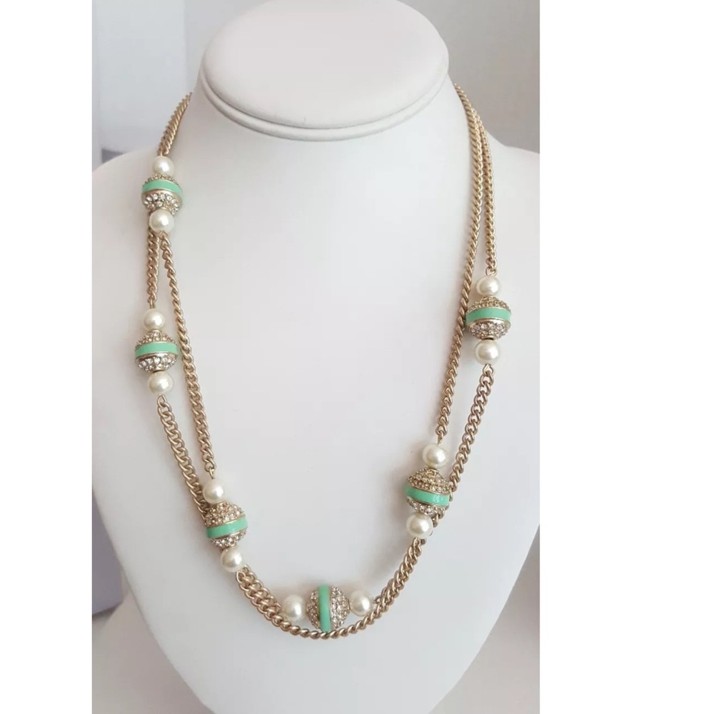 REDUCED-J. Crew Fireball, Pearl, Rhinestone NL - Picture 3 of 9