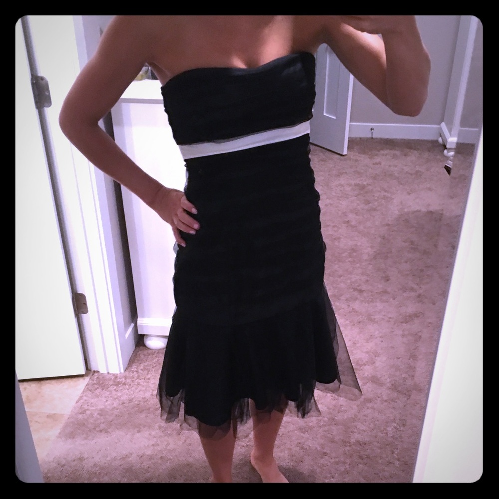 Black bridesmaid dress