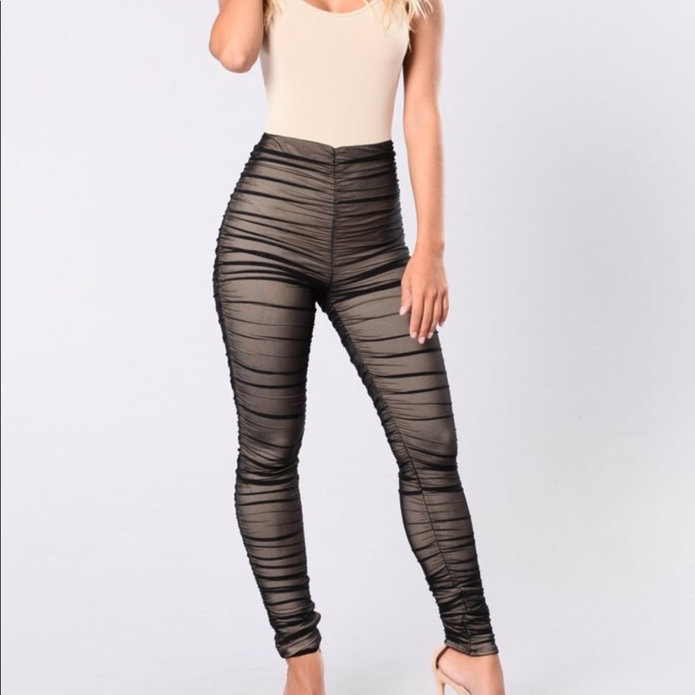 Black and Nude Jumpsuit