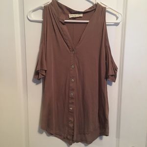 Open Shoulder Shirt