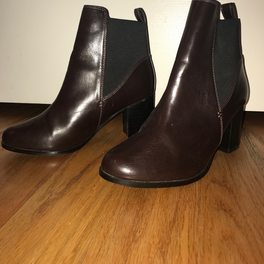 Brown booties