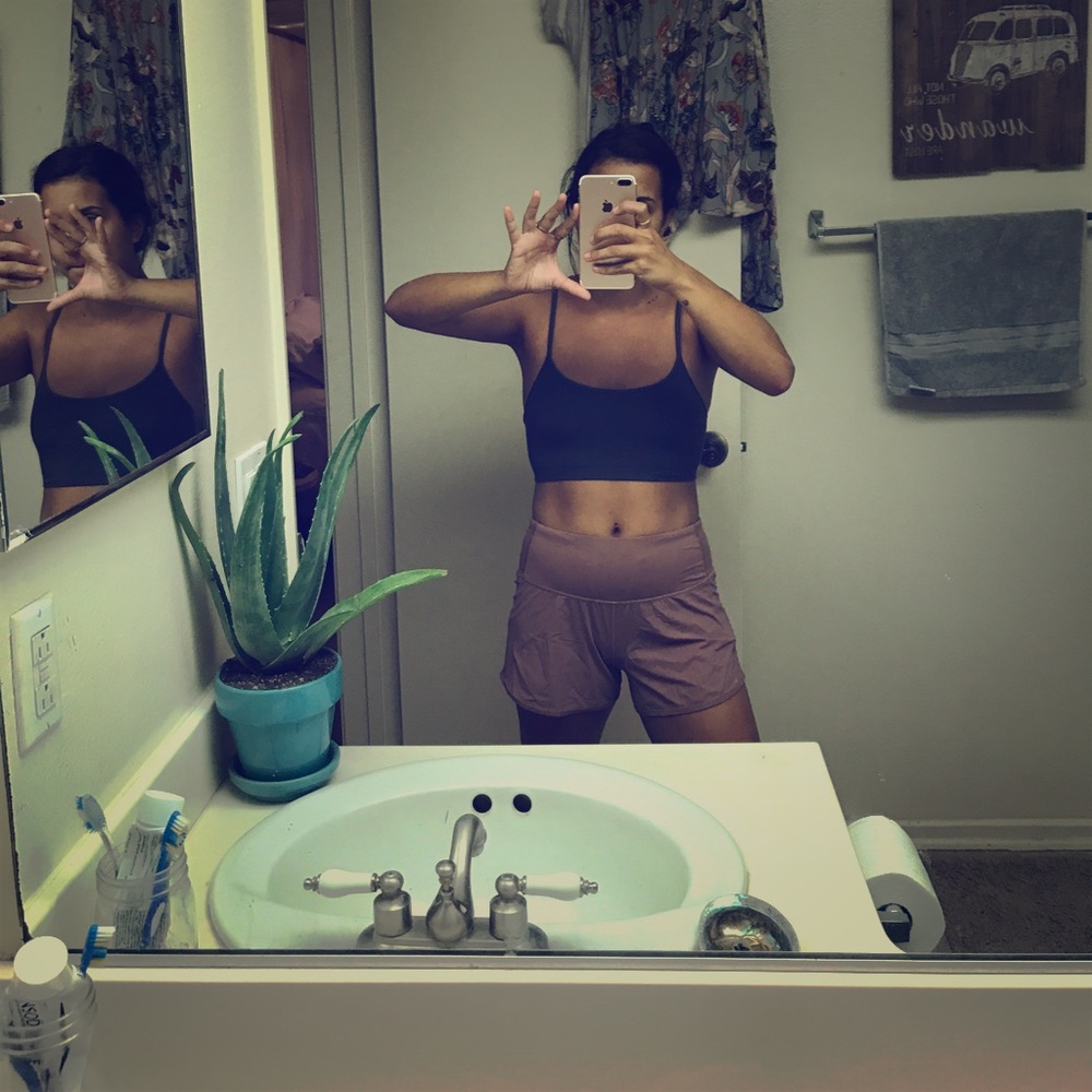 Lululemon yoga workout shorts!