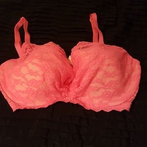 PINK lace bra