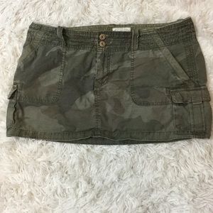 American Eagle Camouflage Mini-Skirt
