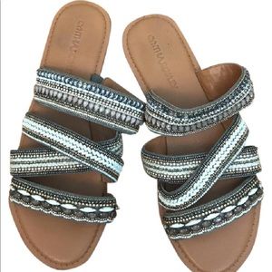 Beaded slides. Amazing condition