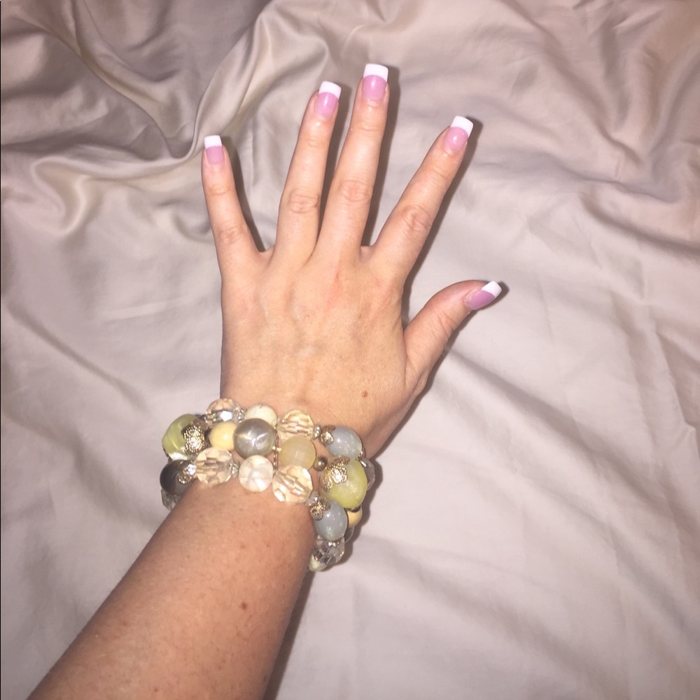 Chunky Gem Stretch Bracelet