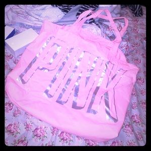 HUGE PINK tote bag 🍑
