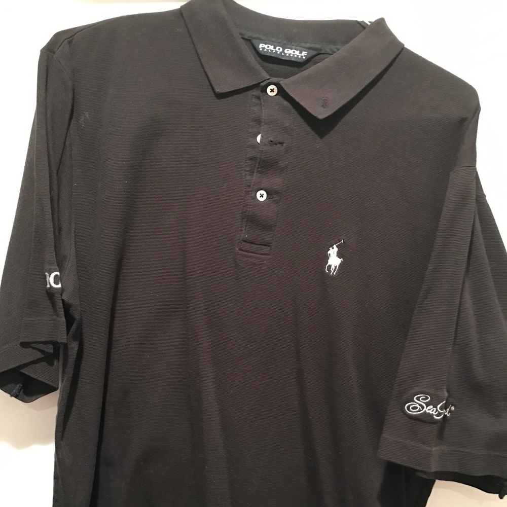 Black Ralph Lauren Polo Golf shirt size Large