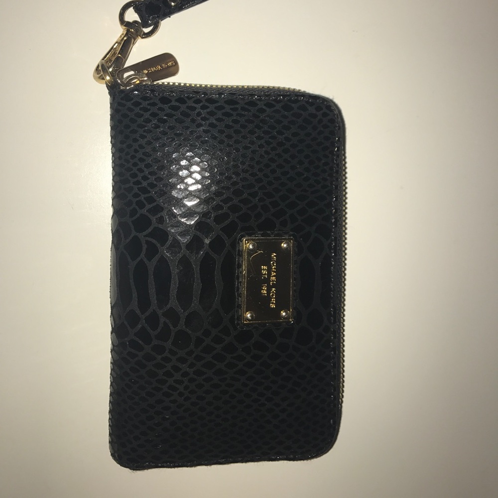 Michael Kors Black Wristlet