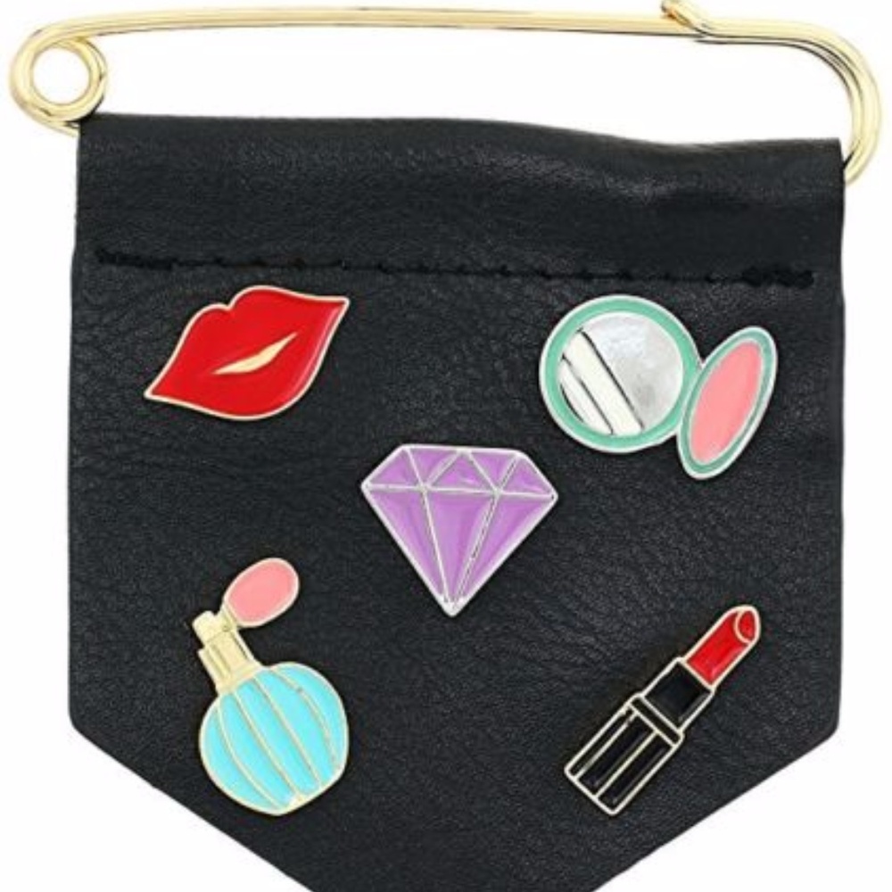 BCBGeneration Girly Brooches and Pins Lipstick