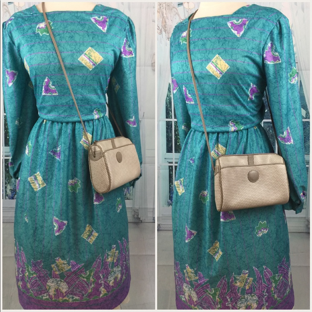 👗Beautiful Vintage Career Dress Size L/XL💜💙