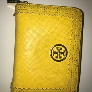 Yellow Tory Burch Wallet