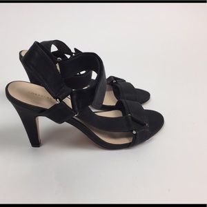 Loeffler Randall Black Reba Sandall Size 8