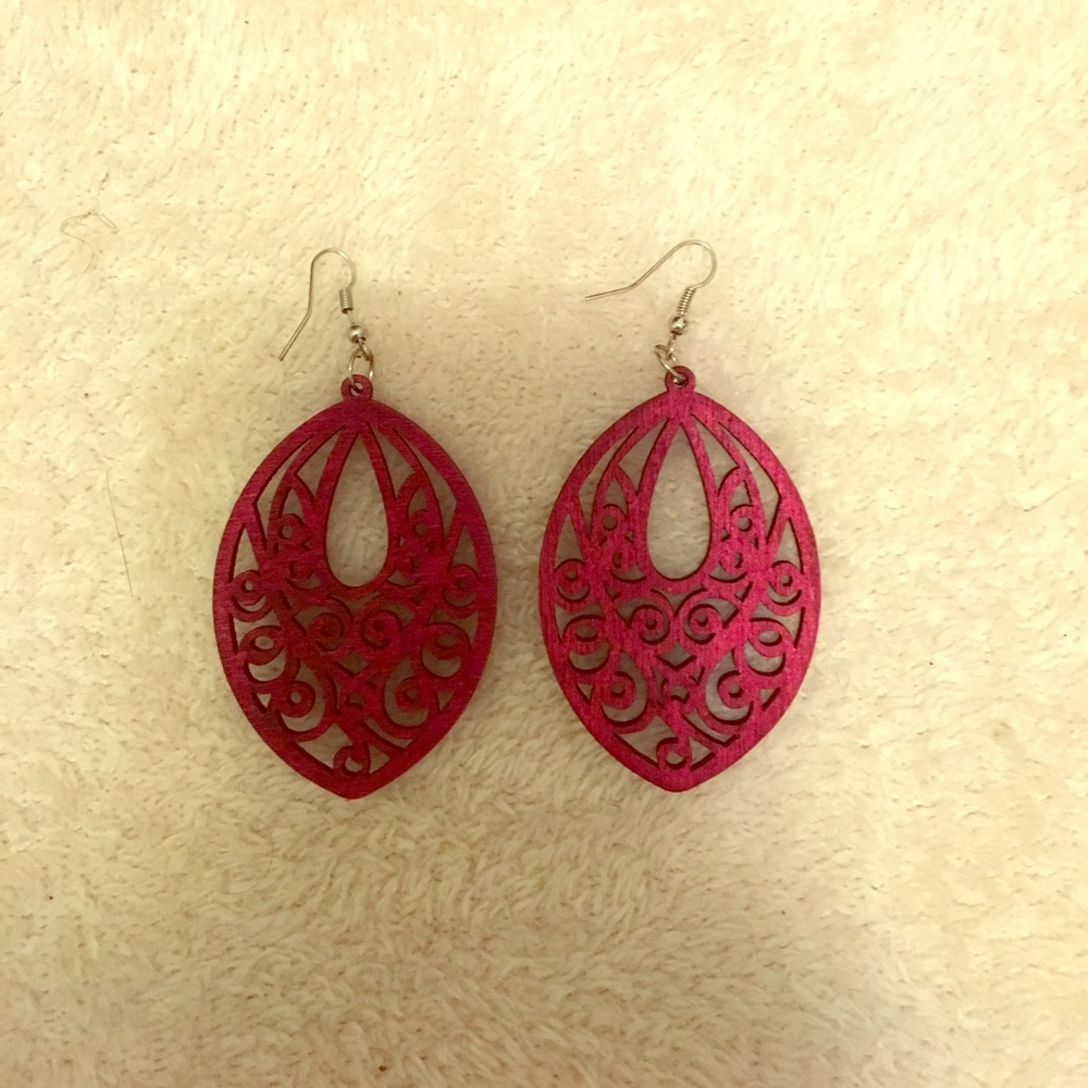 Wooden earrings