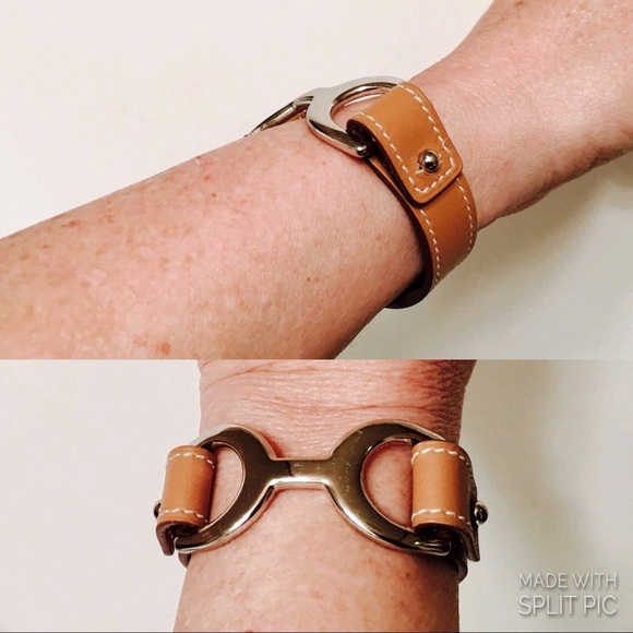 Hermes Pavane Natural Calfskin Leather Bracelet - Picture 8 of 8