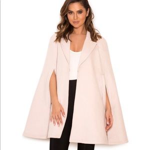 Light Pink "Cape" Coat