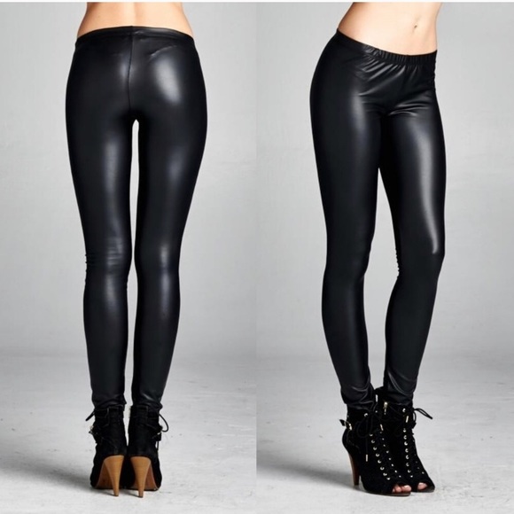 Last! 💕Leather Leggings - Picture 2 of 3